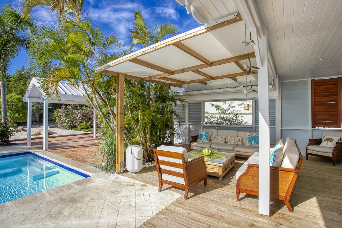 A louer villa 2 chambres Terres Basses Saint Martin_ Terrasse - 9